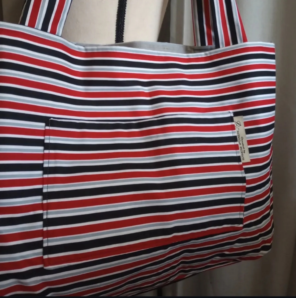 Striped Tote Bag